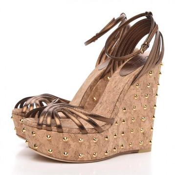 Gucci sleehakken metallic maat 40  beschikbaar voor biedingen