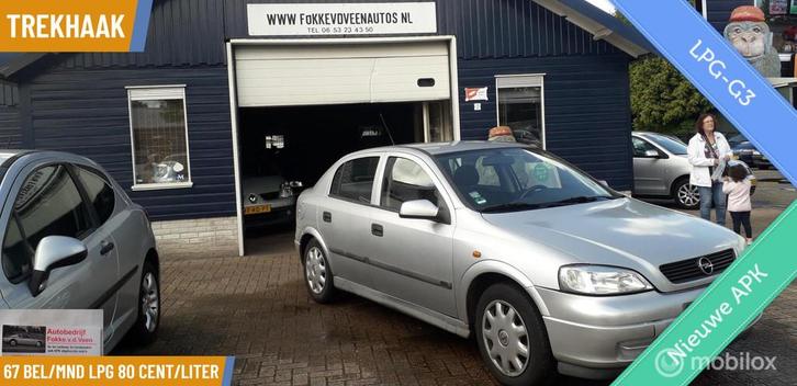 Opel Astra 1.6 Club LPG G3 Garantie, alle inruil mogelijk, Auto's, Opel, Te koop, Astra, ABS, Airbags, Alarm, Centrale vergrendeling