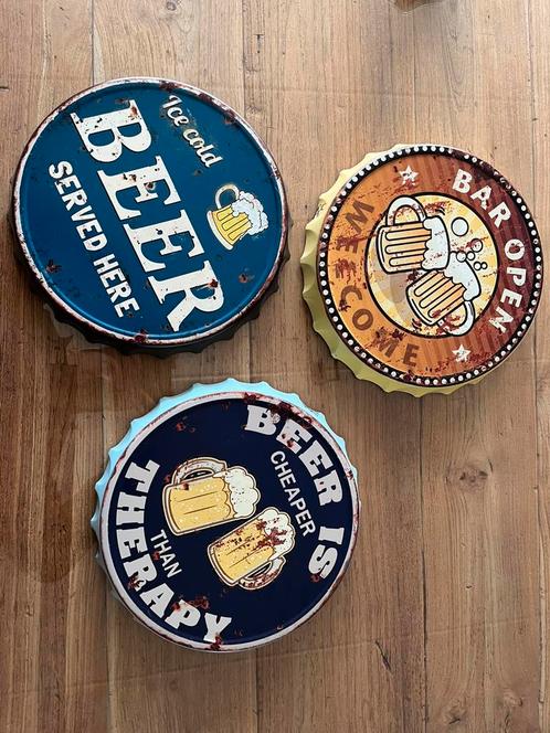 Bierdop Muurdecoratie – Perfect voor Hobbykroeg of Mancave!, Huis en Inrichting, Woonaccessoires | Wanddecoraties, Zo goed als nieuw