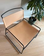 Fautieul scandinavisch minimalistisch, Zwart, Leer, Ophalen of Verzenden, Zo goed als nieuw