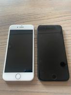 2 iPhones: zwarte iPhone 7 en een witte iPhone 7 (2020), Telecommunicatie, Mobiele telefoons | Apple iPhone, Gebruikt, Zwart, 32 GB