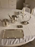 Verzilverde koffie- en theepot set, Ophalen of Verzenden, Zilver