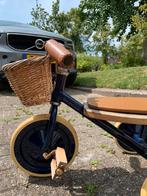 Banwood driewieler met mandje en duwstang, Ophalen, Gebruikt, Banwood, Duwstang