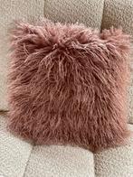 Kussenhoes vacht oud roze, Ophalen of Verzenden, Nieuw, Roze, Vierkant