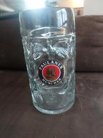 Paulaner München bierpul glas, Verzamelen, Biermerken, Ophalen of Verzenden, Zo goed als nieuw, Pul(len), Overige merken