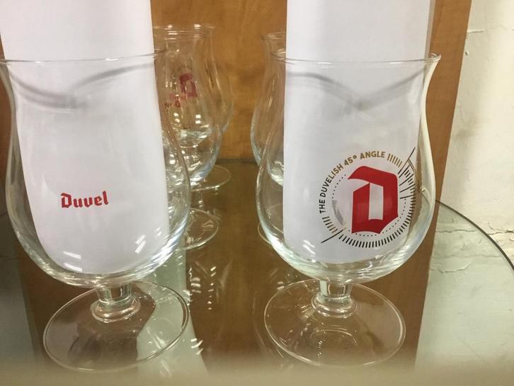 Duvel Glazen - Set van 6, Verzamelen, Biermerken, Zo goed als nieuw, Glas of Glazen, Ophalen of Verzenden