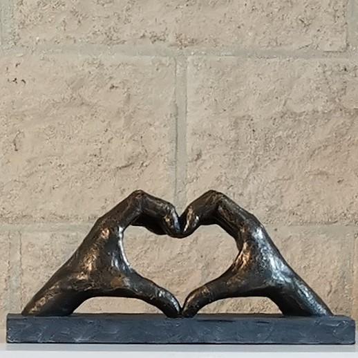 Beeld: Hart voor de zorg (nieuw), Antiek en Kunst, Kunst | Beelden en Houtsnijwerken