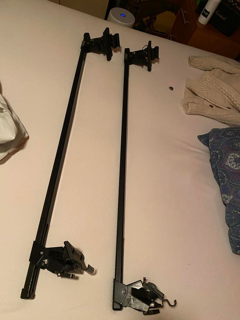 Vintage Thule Dakdragers voor Regengoot, Ophalen, Gebruikt