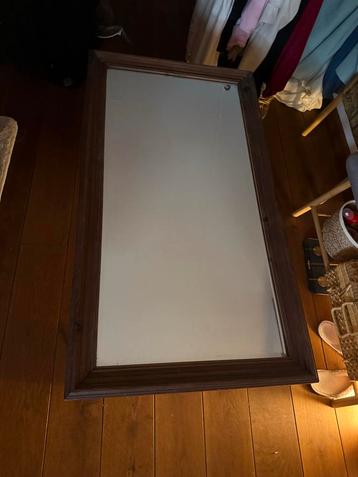 Grote Bruine Spiegel 100x60cm beschikbaar voor biedingen