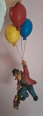 Vintage Jun Asilo Clown aan Ballonnen Beeld, Ophalen of Verzenden, Gebruikt, Mensenbeeld