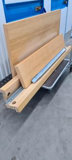 Mooi ikea malm bed 140x200 met lattenbodems, Huis en Inrichting, Ophalen, Wit, Tweepersoons, 140 cm