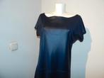 Sarah Pacini donker blauw jurkje tuniek zijkant langer one, Maat 38/40 (M), Sarah Pacini, Zo goed als nieuw, Boven de knie