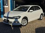 Volkswagen Polo 1.0 TSI Comfortline 2018 AUT NAVI AIRCO NAP!, Stof, Gebruikt, 95 pk, Wit