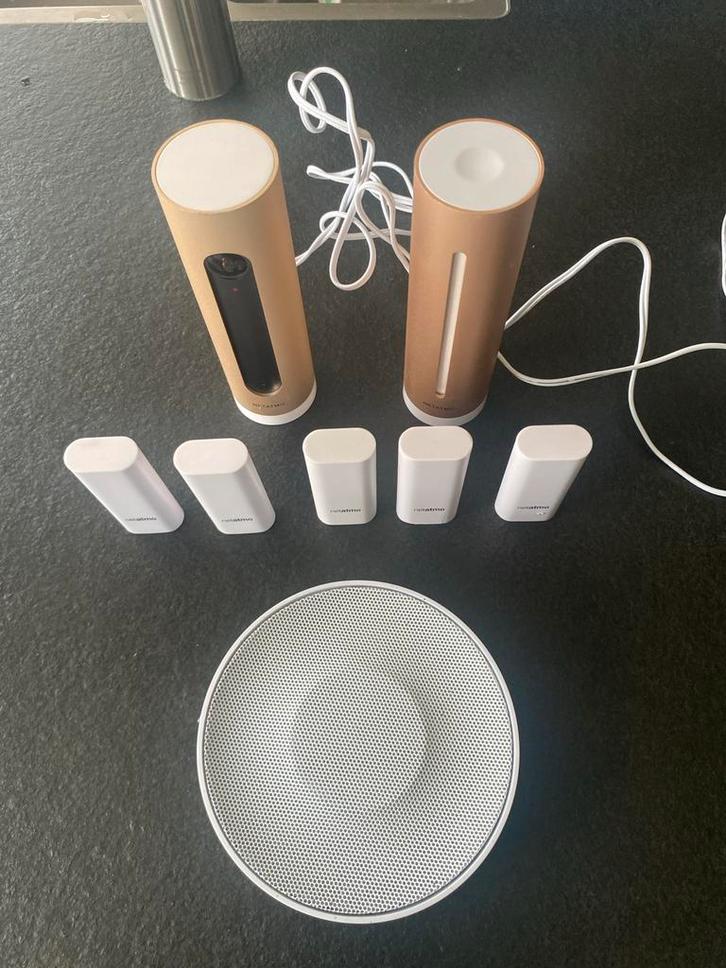 Compleet Netatmo beveiligingssysteem, Audio, Tv en Foto, Videobewaking, Zo goed als nieuw, Binnencamera, Ophalen of Verzenden