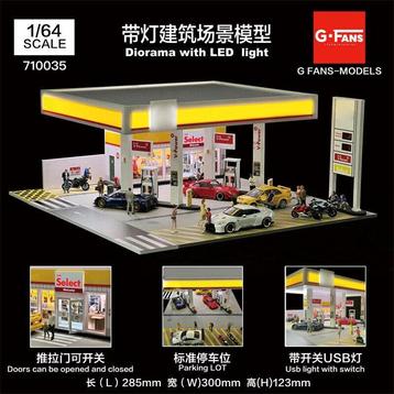 G Fans
Shell Benzinepomp Inc Led 1:64 Nieuw  beschikbaar voor biedingen