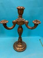 Kandelaar 3-armig frankrijk italie bois dore, Ophalen of Verzenden, Overige materialen