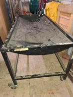 (Sorteer) tafel op wielen - handig en verrijdbaar!, Gebruikt, Metaal of Aluminium, Onbekend, Onbekend