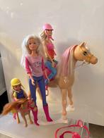 Barbie met paard en pony, Ophalen of Verzenden, Zo goed als nieuw, Barbie