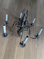 Kroonluchter kaarsenlamp - brocante stijl, Ophalen, Gebruikt, Metaal, Brocant