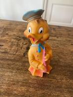 Vintage rubber piepbeest/piepfiguur eend Rubbertoys, Verzamelen, Ophalen of Verzenden, Gebruikt