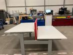 Drentea Verstelbaar duo-bureau met slinger 180x80xH63-86,5st, Huis en Inrichting, Bureaus, In hoogte verstelbaar, Zo goed als nieuw