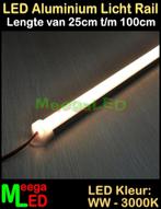 LED Profiel Rigid Strip Bar Rail 25cm-100cm Warmwit, Nieuw, LEDverlichting, LEDprofiel, Ophalen of Verzenden