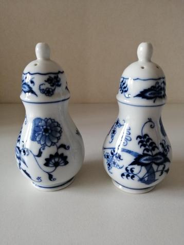 Japans Blue Danube peper & zout stel - jaren 50 beschikbaar voor biedingen