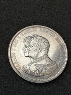 Zilveren munt 1898 Portugal 1000 Reis, Ophalen of Verzenden, Overige landen, Zilver
