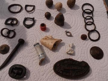 lot bodemvondsten,archeologie na 1600,metaaldetectie beschikbaar voor biedingen