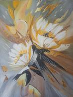 Schilderij ; Flowers, Antiek en Kunst, Kunst | Schilderijen | Abstract, Ophalen