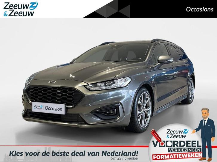 Ford Mondeo Wagon 2.0 IVCT HEV ST-Line | Stoel- stuur en voo, Auto's, Ford, Bedrijf, Te koop, Mondeo, ABS, Achteruitrijcamera