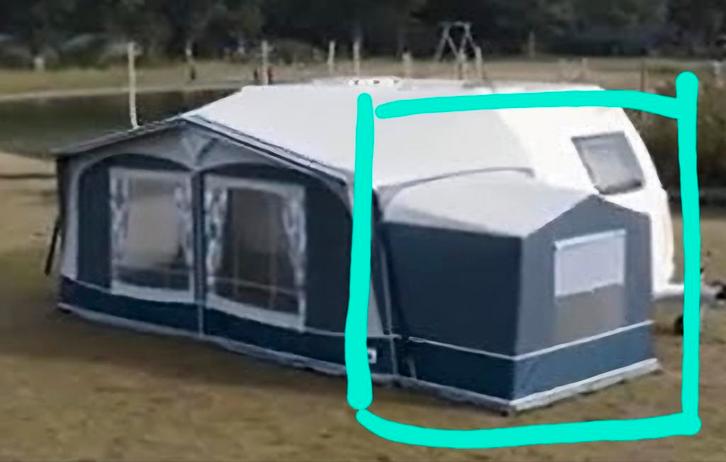 Uitbouw Dorema Aruba tent, Caravans en Kamperen, Tenten, tot en met 2, Zo goed als nieuw, Ophalen