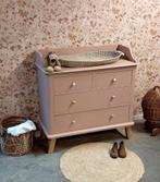 Vintage unieke commode kinderkast speelgoedkast oudroze hout, Josièfine, 50 tot 70 cm, Ophalen of Verzenden, Info@josiefine.nl