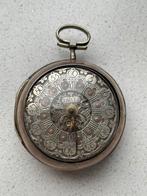 Bijzondere zakhorloge 18e eeuw (1780)van zilver met stempels, Sieraden, Tassen en Uiterlijk, Horloges | Antiek, Overige merken