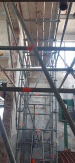 Layher bouwsteiger type Allround, verzinkt staal, Ophalen, Gebruikt, Overige typen, 5 meter of hoger