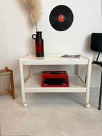 Vintage IKEA Roltafel Bijzettafel uit de jaren 1970-1980, Minder dan 55 cm, Gebruikt, Vierkant, Nvt