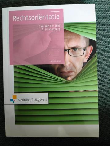 Rechtsoriëntatie - G.W. van der Voet, A. Zwanenburg beschikbaar voor biedingen