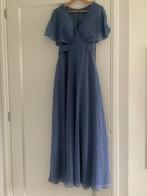 Nieuw - 42 / XL - leiblauw galajurk - avondjurk - trouwjurk, Ophalen of Verzenden, Nieuw, Blauw, Galajurk