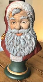 KERSTDECORATIE KERSTBEELD: HOOFD VAN DE KERSTMAN, Diversen, Ophalen of Verzenden, Zo goed als nieuw