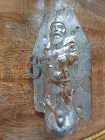 Antieke Chocolademal Kerstman beschikbaar voor biedingen