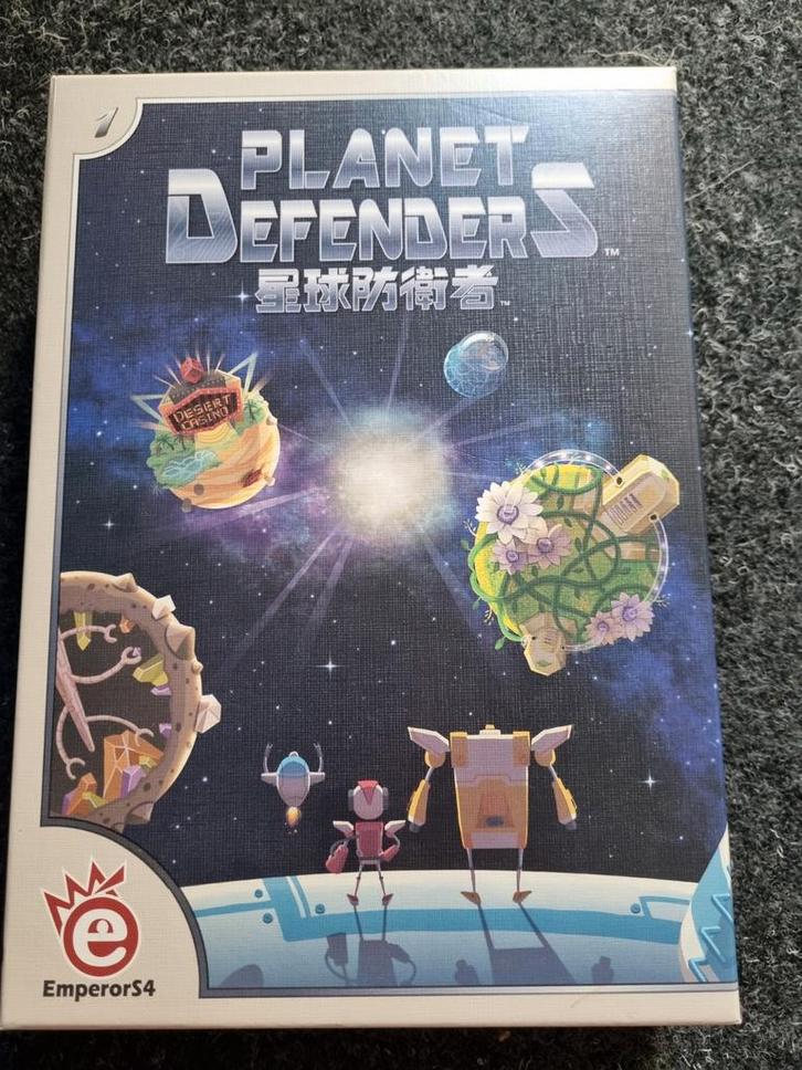 Planet Defenders Bordspel, Hobby en Vrije tijd, Gezelschapsspellen | Bordspellen, Zo goed als nieuw, Een of twee spelers, Drie of vier spelers