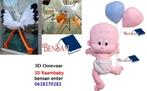 raambaby 3d-raambaby baby 3d ooievaar bensan enter, Ophalen, Zo goed als nieuw, Geboorte of Huwelijk