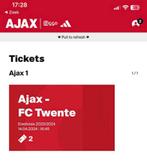 Ajax Twente 2 tickets naast elkaar, Tickets en Kaartjes, Overige soorten, Overige typen, Twee personen