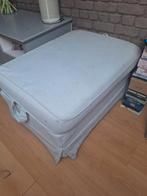 Ikea hocker poef lichtblauw * meer woonaccessoires *, Ophalen, Hout, Gebruikt, 50 tot 75 cm