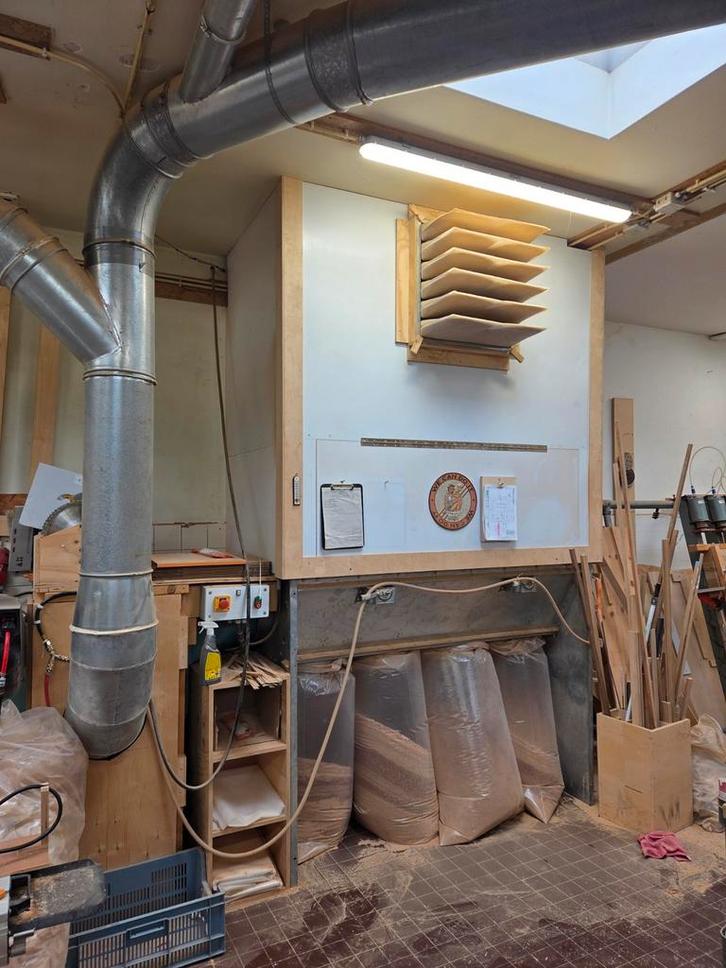 Houtbewerkings Afzuigsysteem - Krachtige Stofafzuiging, Doe-het-zelf en Verbouw, Ventilatie en Afzuiging, Ophalen of Verzenden