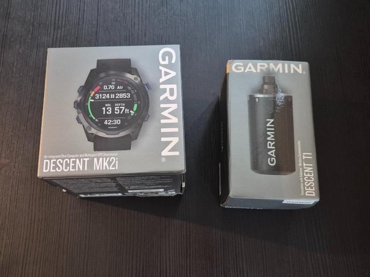Garmin Descent Mk2i Dive Computer + Descent T1 Transmitter, Watersport en Boten, Duiken, Gebruikt, Duikcomputer, Ophalen of Verzenden