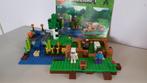 lego minecraft 21114 the farm, Ophalen of Verzenden, Zo goed als nieuw, Complete set, Lego