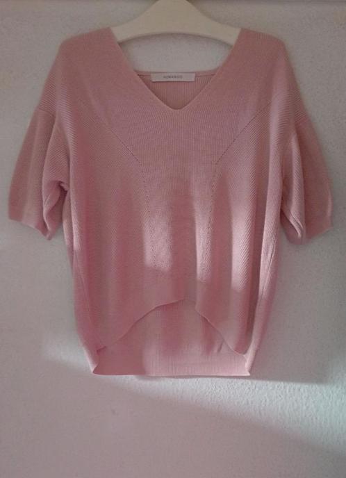 Humanoid knit gebreide trui, korte mouw, roze M, Kleding | Dames, Truien en Vesten, Gedragen, Maat 38/40 (M), Roze, Ophalen of Verzenden