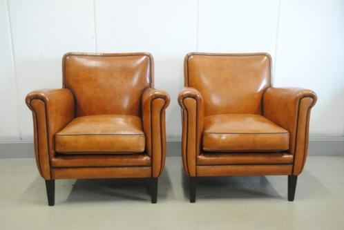 schapenleren fauteuil, Huis en Inrichting, Fauteuils, Nieuw, Leer, Ophalen