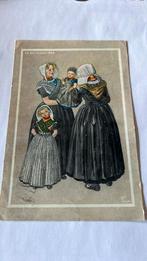 Illustratie Zuidbevenlandse dames in klederdracht, Ophalen of Verzenden, 1960 tot 1980, Gelopen, Klederdracht